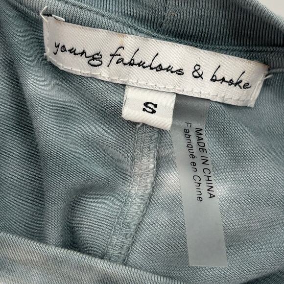 Young Fabulous & Broke Blue Ombre Bennet Tie Dye Dress - Picture 11 of 13